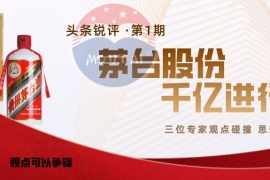 《头条锐评》第1期：2020年茅台股份千亿答卷如何破题？